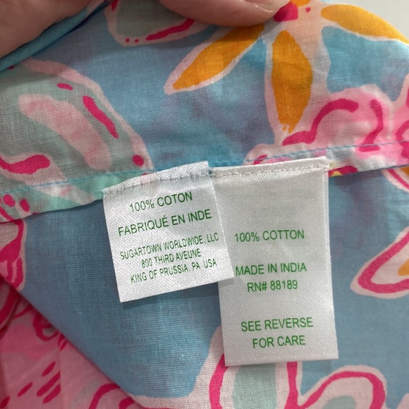 Lilly Pulitzer womens Amelia island Tunic size xs - Picture 7 of 11